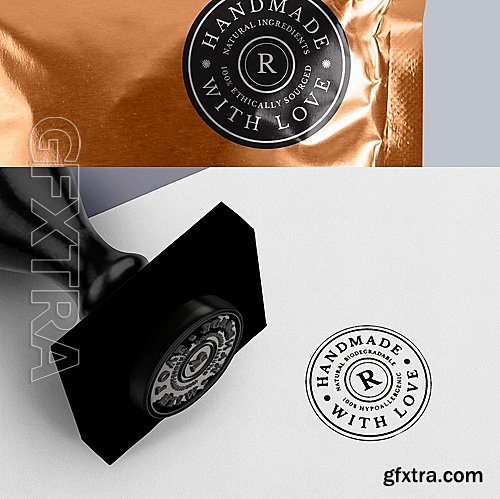 CM - Handmade Stamp Logo Templates 1104700