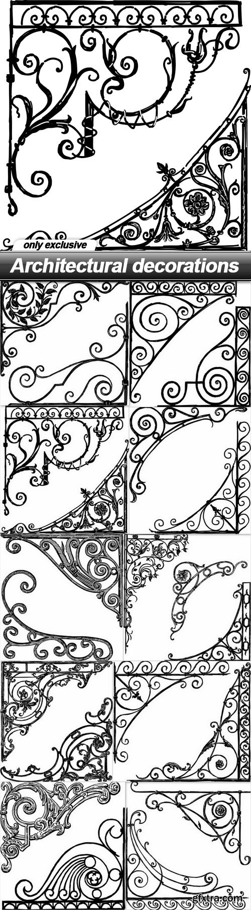 Architectural decorations - 10 EPS