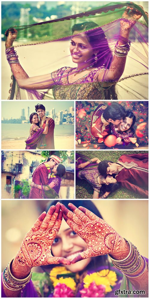 Indian beautiful couple in traditional wear