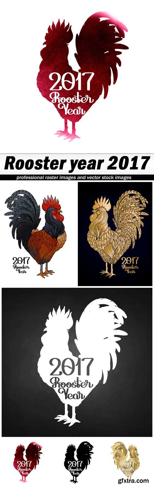 Rooster year 2017 - 6 EPS