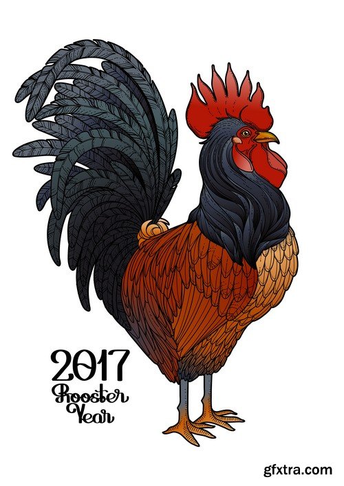 Rooster year 2017 - 6 EPS