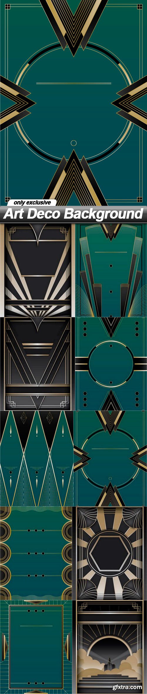 Art Deco Background - 10 EPS