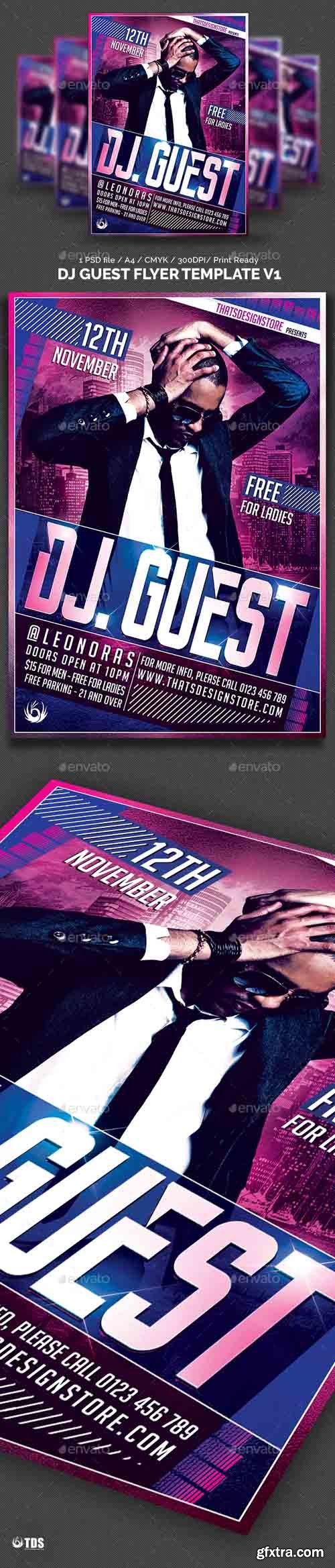 GR - Dj Guest Flyer Template V1 7830858