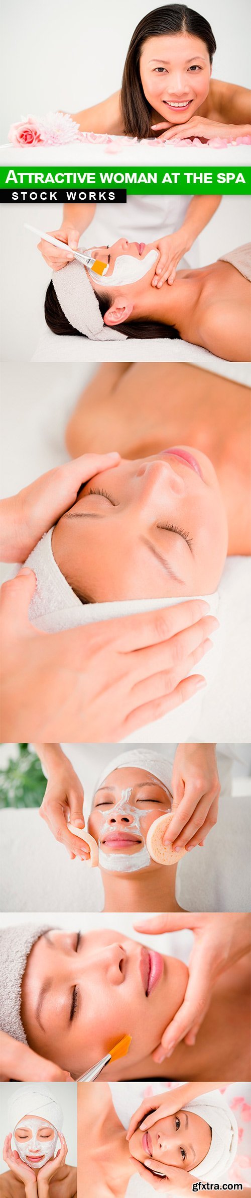 Attractive woman at the spa