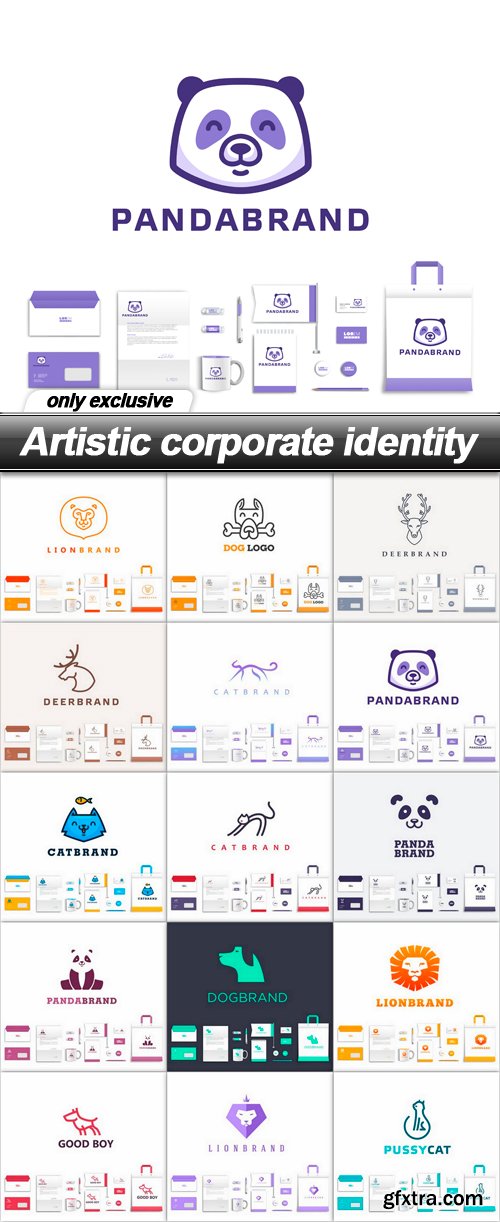 Artistic corporate identity - 15 EPS