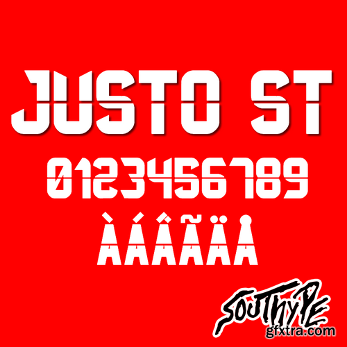 Justo St font