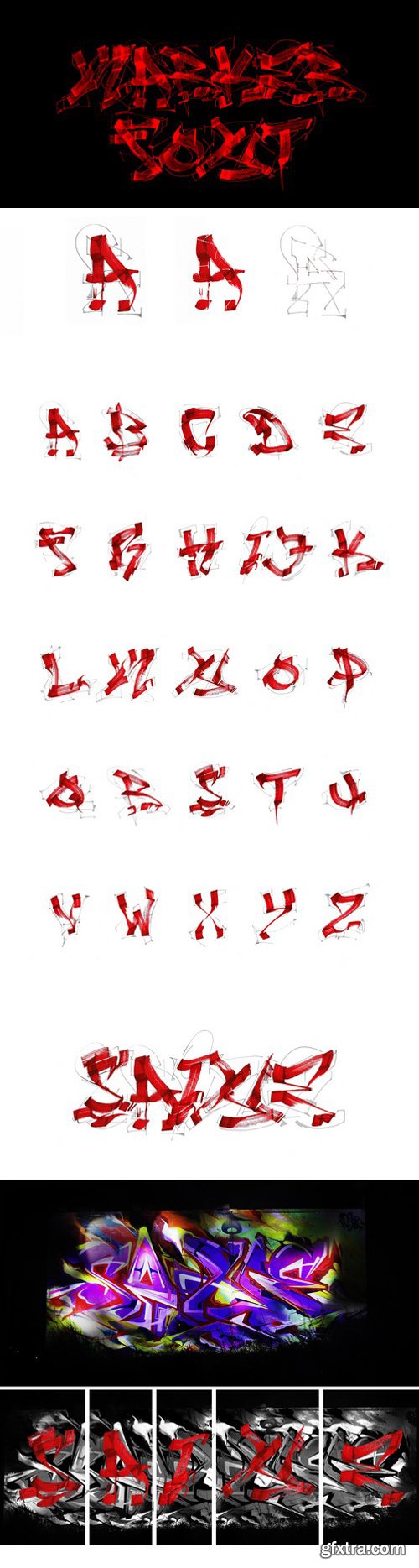 Marker Font Saine handstyle