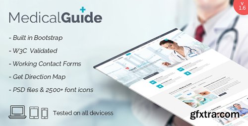 ThemeForest - MedicalGuide v1.7 - Health and Medical Template - 12605474