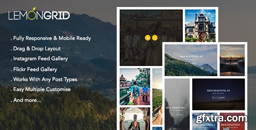 CodeCanyon - Lemon Grid v1.3 - Responsive & Drag-drop Add-on VC - 13635422