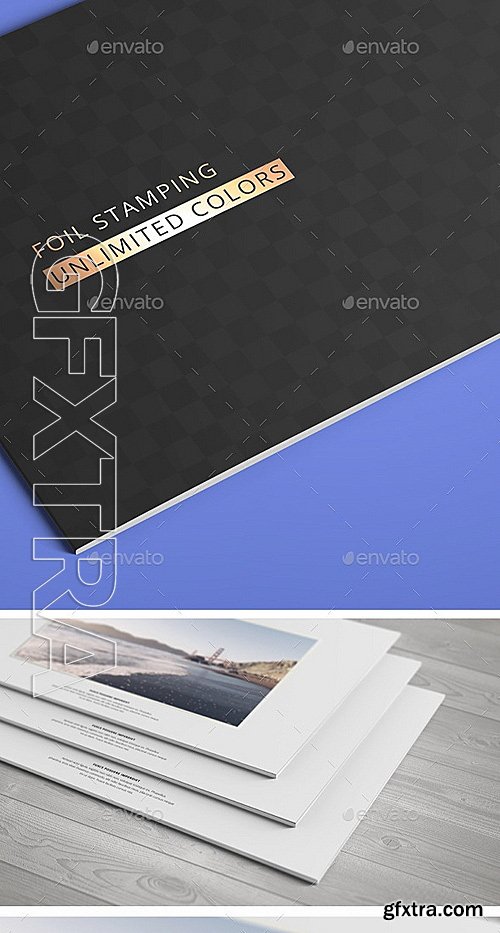 GraphicRiver - A4 Landscape Brochure Mock-Up 12135636