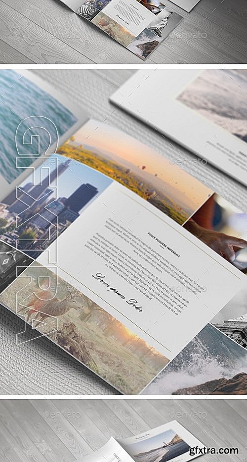 GraphicRiver - A4 Landscape Brochure Mock-Up 12135636