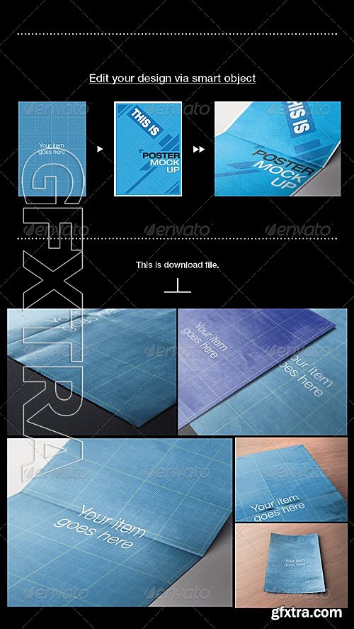 GraphicRiver - Poster Mock-up v6 6585005