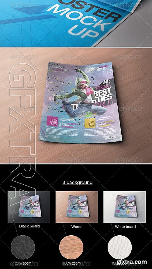 GraphicRiver - Poster Mock-up v6 6585005