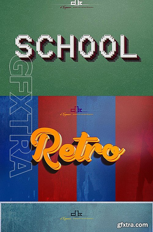 GraphicRiver - Retro Vintage Text Style vol 2 12249036