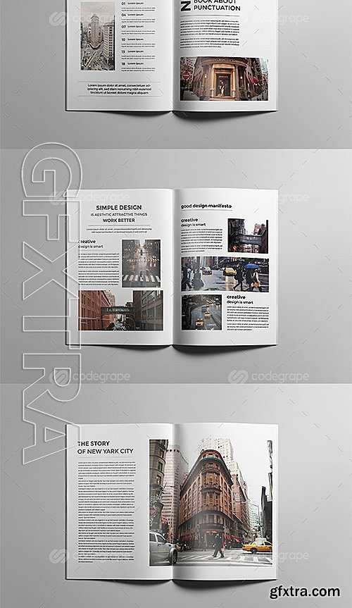 Clean Magazine Design 10759