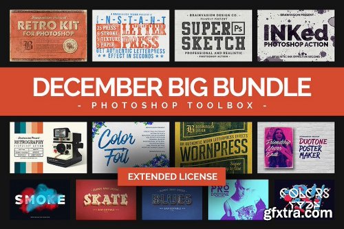 CreativeMarket DECEMBER BIG BUNDLE - 90% OFF 1101132