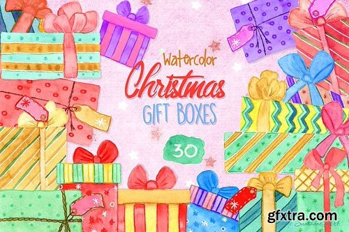 CreativeMarket 60% off Christmas Gift Boxes 1104435