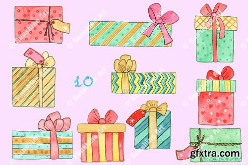 CreativeMarket 60% off Christmas Gift Boxes 1104435