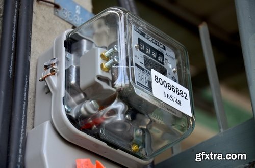 Collection of electricity grid support pole wire electricity meter 25 HQ Jpeg