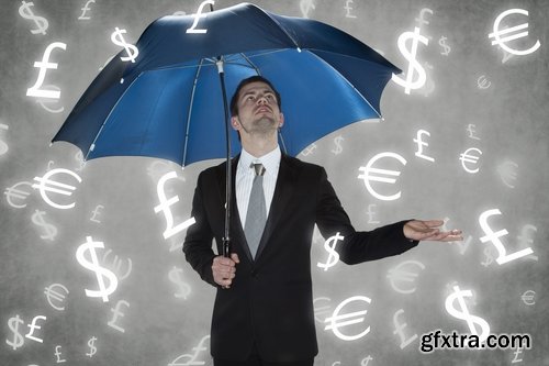 Collection of rain of money a successful businessman luck man success 25 HQ Jpeg