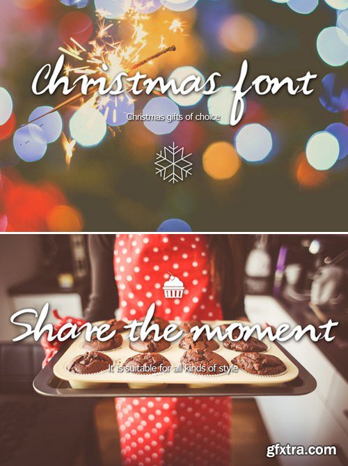 CM - Christmas font-Handwritten font 431244