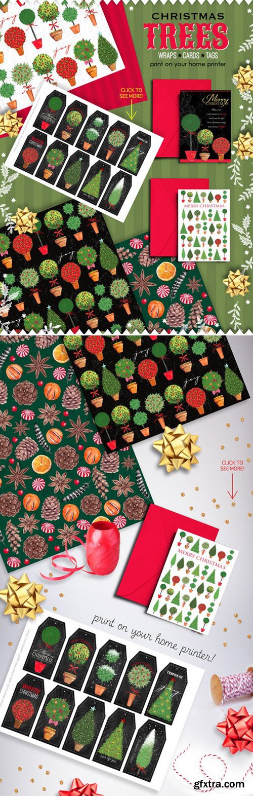 CM - ChristmasTrees-wraps/cards/tags 433462