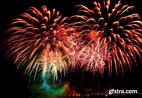 Collection of fireworks holiday new year Christmas flash explosion 25 HQ Jpeg