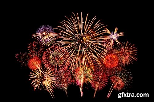 Collection of fireworks holiday new year Christmas flash explosion 25 HQ Jpeg