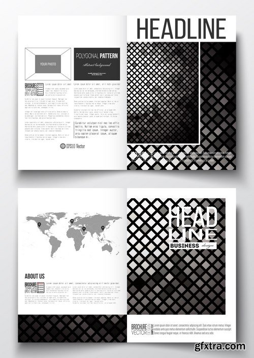 Cover design template, magazine, flyer, booklet or annual report 2 - 20xEPS Vector Stock