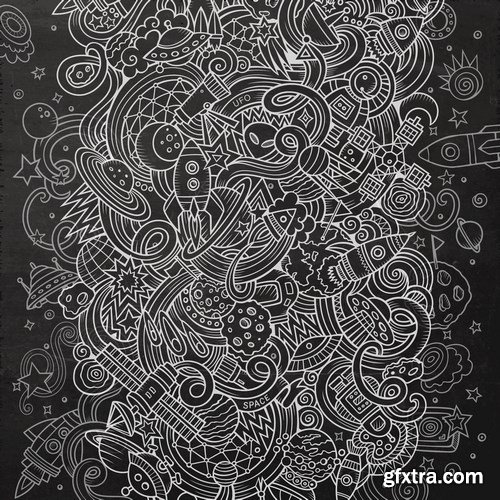 Doodles design - 50xEPS Vector Stock