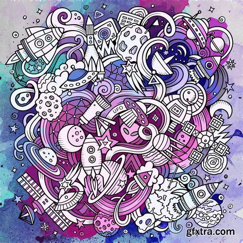 Doodles design - 50xEPS Vector Stock