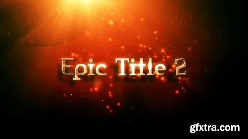 Epic Title 2 After Effects Templates