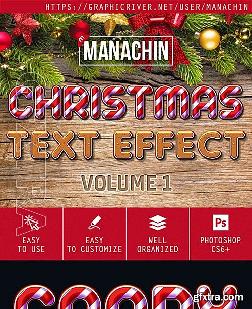 GraphicRiver - One Click Premium Christmas Text Effects Vol1 19127349