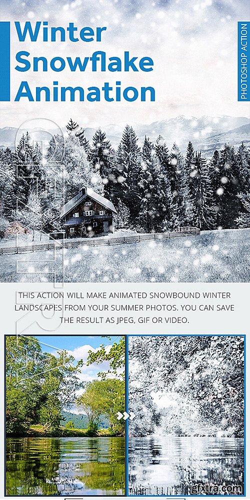 GraphicRiver - Winter Snowflake Animation 19104917