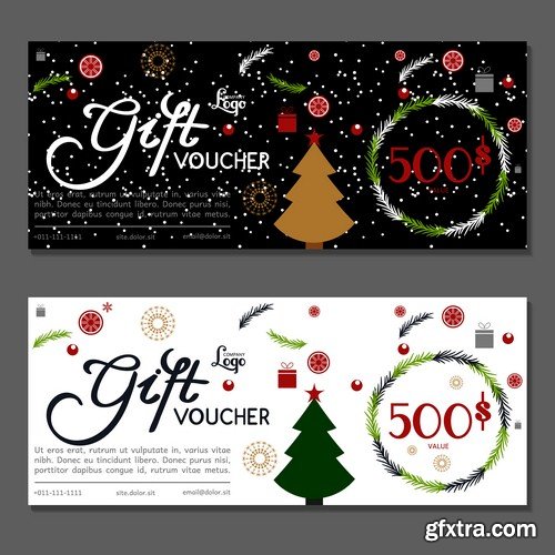 New Year voucher - 8 EPS