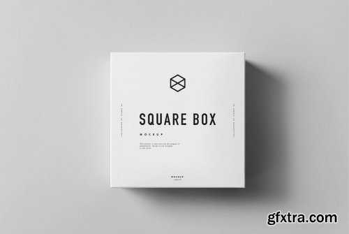 Graphicriver Square Shoe Box Mock-up 19137172