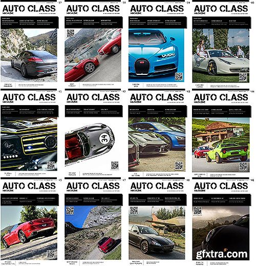 Auto Class Magazine, Italian Edition, 2016 Full Year Issues Collection