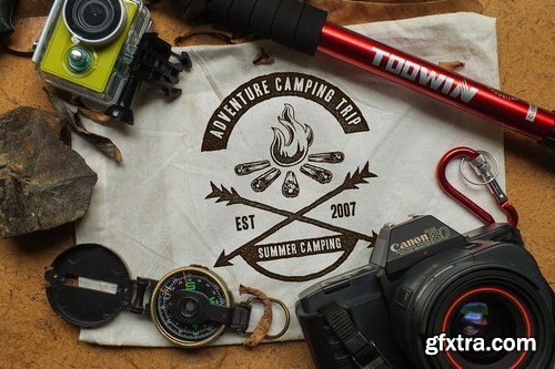 CreativeMarket - 30 Vintage Backpacker Photos 1084445