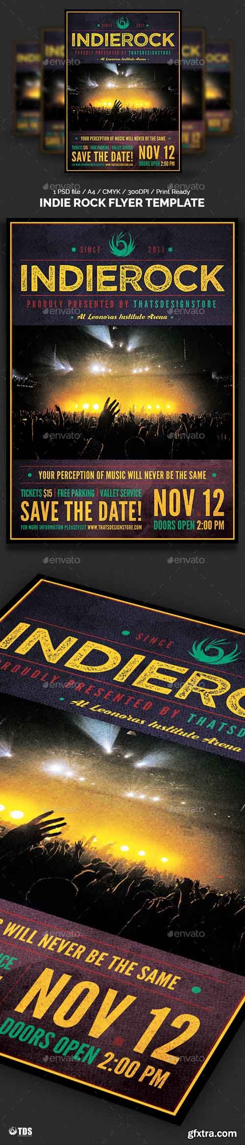 GR - Indie Rock Flyer Template 19130024