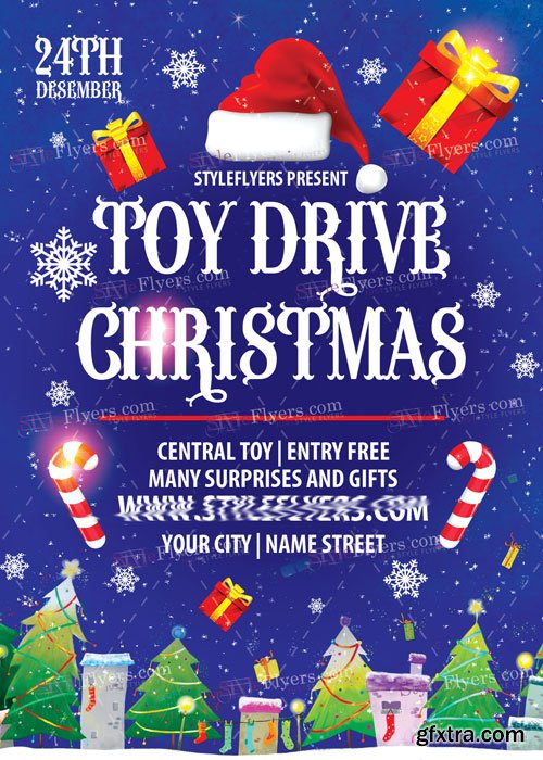 Toy Drive V13 PSD Flyer Template