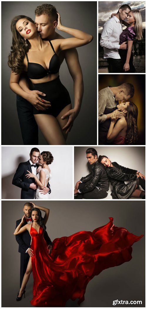 Beautiful couples, men and women