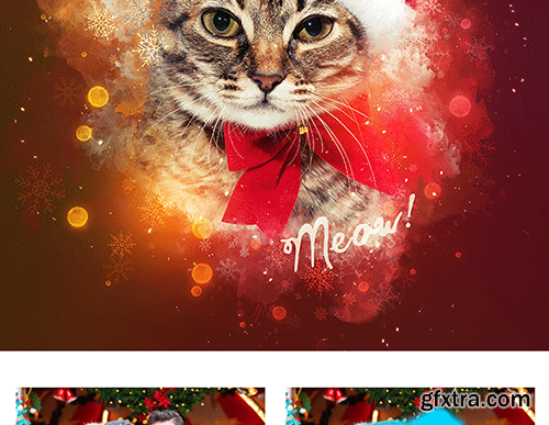 GraphicRiver Christmas 2 Photoshop Action 13813427