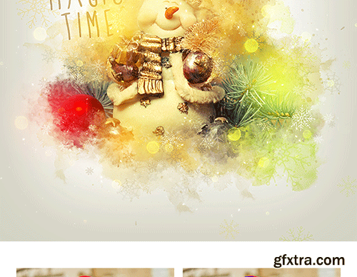 GraphicRiver Christmas 2 Photoshop Action 13813427