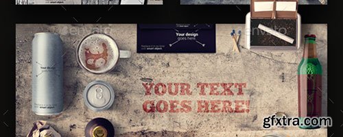 Graphicriver Beer & Bar Mockup & Hero Images Scene Generator 13386731