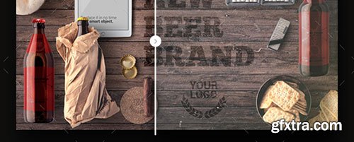 Graphicriver Beer & Bar Mockup & Hero Images Scene Generator 13386731