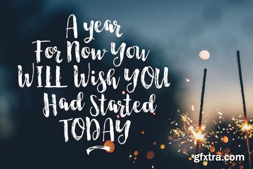 Start Today Script - 3 Fonts