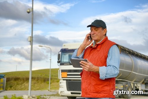 Collection truck driver trailer interior cabin 25 HQ Jpeg