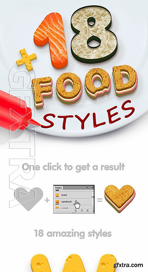 GraphicRiver - 18 Food Styles 13394989