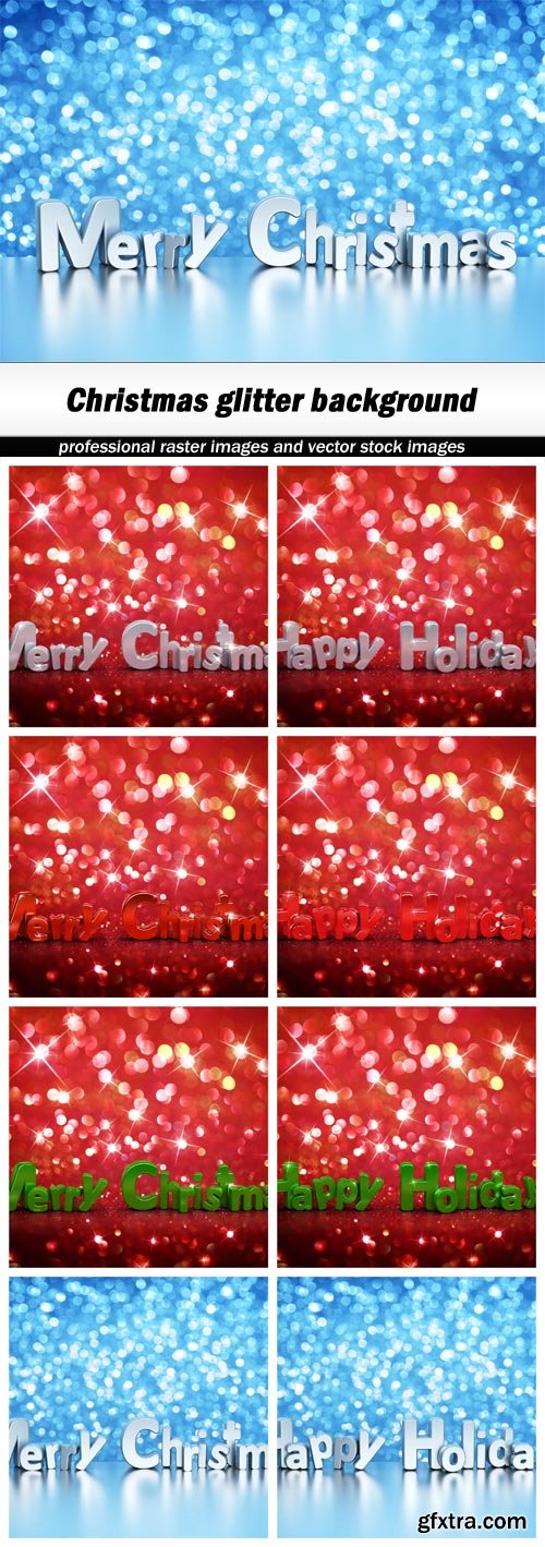 Christmas glitter background - 8 UHQ JPEG