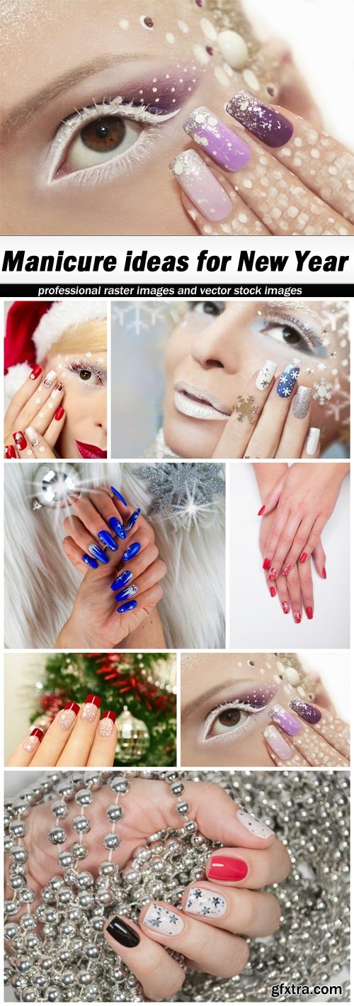 Manicure ideas for New Year - 7 UHQ JPEG